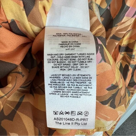 Acler Palms Dress in Kaleidoscope Floral